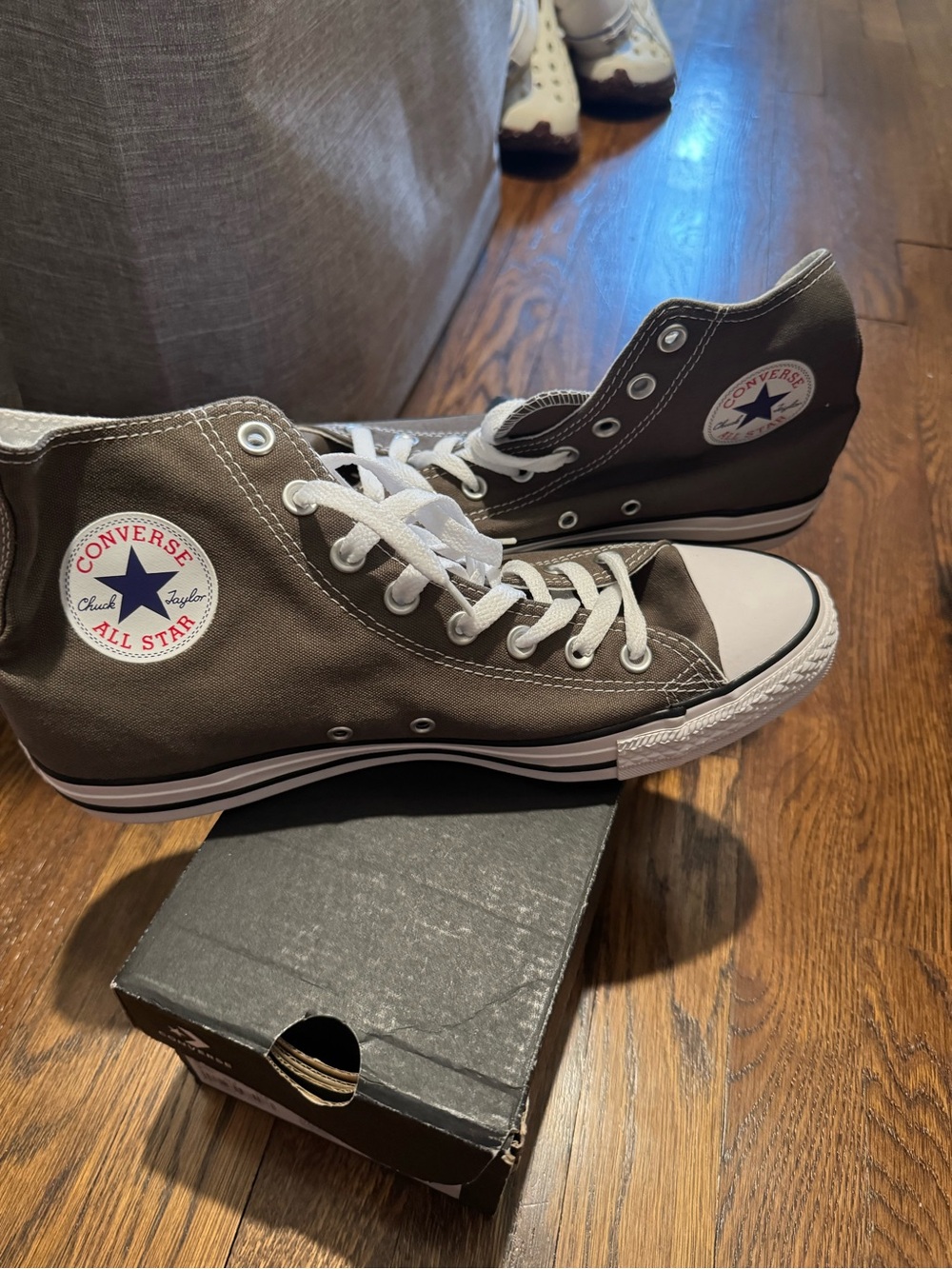 Converse High Top Sneakers - Black and White